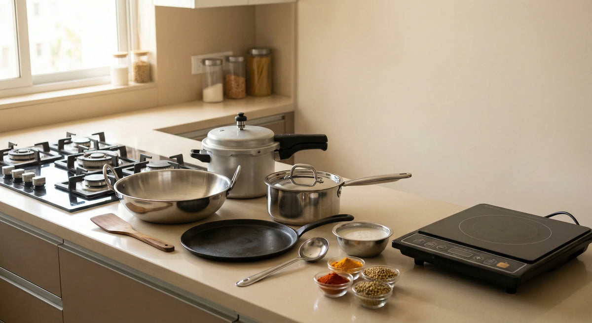 The Ultimate 2026 Buyer’s Guide: Best Cookware for Indian Kitchens (Gas, Induction & Non-Stick Picks)