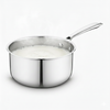 Esspy Tri-Ply Stainless Steel Sauce Pan | Tri-Ply Milk/Tea Pan | Gas, Stove and Induction Compatible for Fast Cooking | Riveted Long Handle | Food Safe & PFOA Free | Scratch Resistant