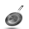Esspy Triply Stainless Steel Tawa for Roti and Dosa, Chapati Tawa, Induction & Gas Compatible, Metal Utensil Safe, Ergonomically Designed Handles, Honeycomb Pattern