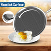 Esspy Honeycomb Triply Non Stick Dosa Tawa | Stainless Steel Tawa for Dosa | Tawa for Roti/Chapati/Paratha | Metal Spatula Friendly, 4.0 mm Thick, Honeycomb Pattern, Riveted Handle, Food Safe