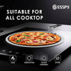 Pizza stone above a cooktop with ESSPY branding